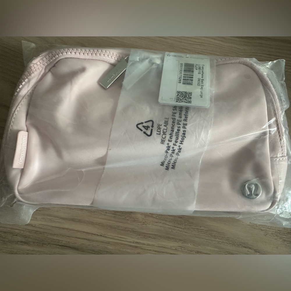 Pink lululemon belt bag